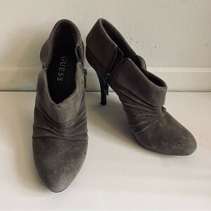 Guess Women's Suede Heeled Boots